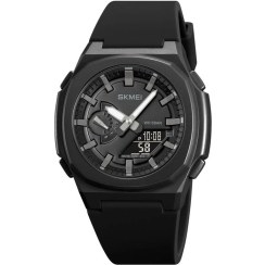 تصویر ساعت مچی عقربه ای دیجیتال مردانه اسکمی مدل 2091BKGY 