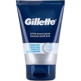 تصویر افترشیو تیوپی کرمی ژیلت Gillette اورجینال مدل COMFORT حجم 100 میل 