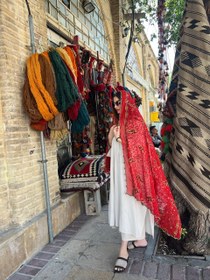 تصویر شال هندی یاقوت 