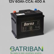 تصویر باتری خودرو برنا ۶۰ آمپر اتوماتیک 