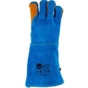 تصویر دستکش هوبارت نسوز تمام چرمی طرح آلمانی 