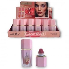 تصویر رژگونه مایع پد دار پینک کی - ۶ PINK KEY Liquid Blush