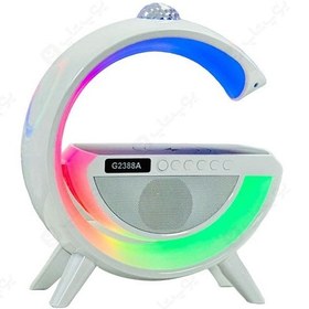 تصویر اسپیکر بی سیم G2388 و نورپردازی RGB G2388 wireless speaker and RGB lighting