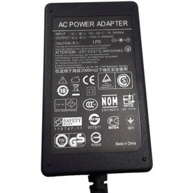 تصویر آداپتور 12 ولت 2 آمپر - ADAPTOR 12 V 2 A 