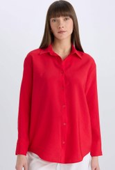 تصویر شومیز زنانه قرمز دفکتو 