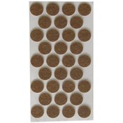 تصویر پد نمدی ضربه گیر پایه مبل و میز بسته ۳۲ عددی سایز ۲۵*۲۵ میلی متر 