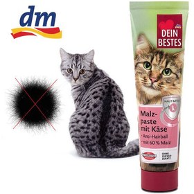 تصویر خمیر مالت و مولتی ویتامین دین بست وزن 100 گرم Dein Bestes Cat, Anti Hairball Malt, Soft Paste, 100g