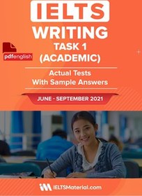 تصویر کتاب IELTS Writing Task 1 (Academic) Actual Tests ژوئن تا سپتامبر 2021 