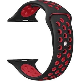 تصویر بند سیلیکونی اپل واچ 44 و 45 میلی متر طرح نایک پورودو Porodo iGuard Sport Silicone Band Apple Watch 44/45mm 