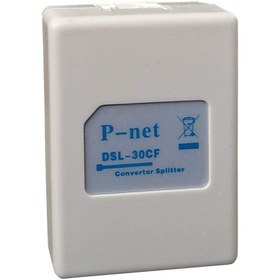 تصویر اسپلیتر نویزگیر مودم مدل P-NET DSL-30CF P-NET DSL-30CF Splitter