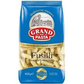 تصویر پاستا گرند دی Grand Di Pasta Fusilli با فرم فوسیلی (تولید روسیه) 450 گرم 