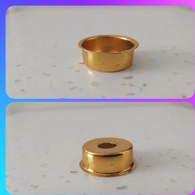 تصویر پولک تخت کوچک فلزی لوازم لوستر و قطعات 