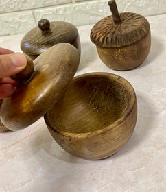 تصویر قندان چوبی - بلوط 