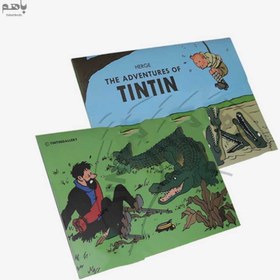 تصویر پوشه دکمه‌دار A4 تن‌تن 