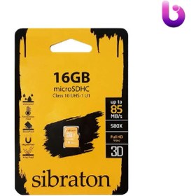 تصویر رم میکرو 16 گیگ سیبراتون Sibraton 580X U1 C10 85MB/s 