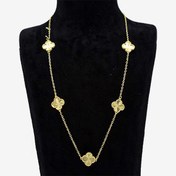 تصویر رولباسی زنانه ونکلیف آبکاری طلا Necklace Vancleef 