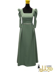 تصویر پیراهن ماکسی بنفشه 