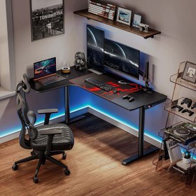 تصویر میز گیمینگ یوریکا Gaming Desk Eureka L60 L Gaming Desk Eureka L60 L