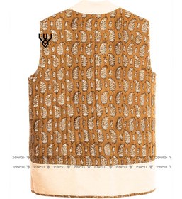 تصویر جلیقه آجری دو رو 