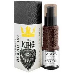 تصویر روغن ریش، سبیل و مو آگیوا حجم 100cc Agiva beard oil