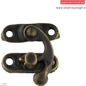 تصویر چفت آنتیک کلنگی کوچک زیتونی چفت آنتیک کلنگی کوچک زیتونی