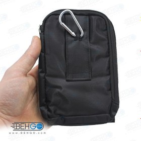 تصویر کیف موبایل ، لوازم و کیف پاور بانک طرح شیائومی مدل گائولما کیف کمری Xiaomi Gaolema Mobile Accessories Bag - MI bag 