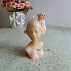 تصویر شمع آنا مدل نیم رخ Anna