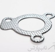 تصویر واشر گلویی اگزوز سه پیچ پراید پویا قطعه بادوام 
