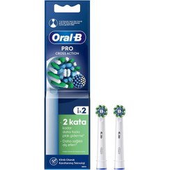 تصویر سری یدک مسواک برقی اورال-بی مدل Cross Action بسته 2 عددی Oral-B Cross Action electric toothbrush spare series pack of 2