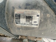 تصویر ژنراتور ۱۲ کیلو وات سه فاز با موتور تک پیستون 