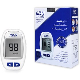 تصویر دستگاه تست قندخون آوان مدل AGM01 همراه 10 عدد نوار ا Avan AGM01 Blood Glucose Meter + 10 Test Strips Pack Avan AGM01 Blood Glucose Meter + 10 Test Strips Pack