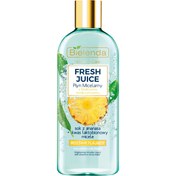 تصویر محلول پاک‌کننده و روشن‌کننده صورت حاوی عصاره آناناس 500 میلی‌لیتر | Bielenda Fresh Juice Brightening Micellar Liquid With Bioactive Citrus Water Pineapple Juice 500ml 