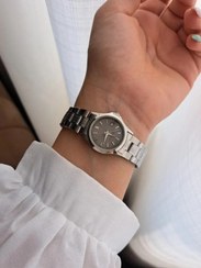 تصویر ساعت مچی زنانه کاسیو نقره ای صفحه آبی - کد3 