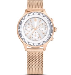 تصویر ساعت آنالوگ با بند مشبک برند swarovski Mesh Strap Analog Watche