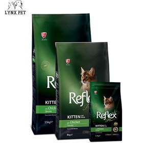 تصویر غذای خشک بچه گربه رفلکس پلاس با طعم مرغ Reflex Plus Chicken Kitten وزن 1 کیلوگرم غذای خشک بچه گربه رفلکس پلاس با طعم مرغ Reflex Plus Chicken Kitten وزن 1 کیلوگرم