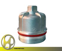 تصویر درپوش فیلتر روغن بلند آلومینیومی مناسب پژو ۲۰۶ 