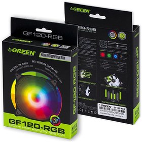 تصویر فن کیس گرین مدل GF120 Green GF120RGB Case Fan