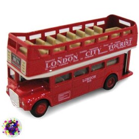 تصویر ماشین فلزی اتوبوس لندن DIECAST METAL LONDON BUS TOYS