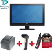 تصویر پکیج صندوق فروشگاهی سوپرمارکت All in one dell 3011- i3 
