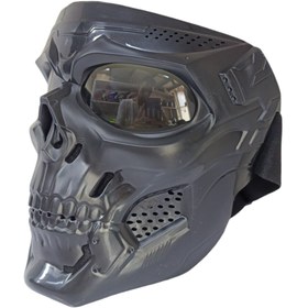 تصویر فیس موتورسواری طرح اسکلت مدل 605 Face motorcycle skeleton design model 605