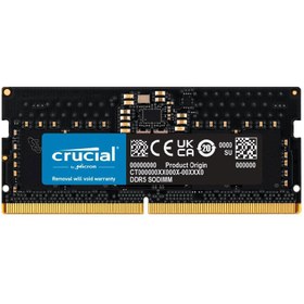 تصویر رم لپ تاپ Crucial DDR5 32GB 4800MHz CL40 Crucial DDR5 32GB 4800MHz CL40 Laptop Ram