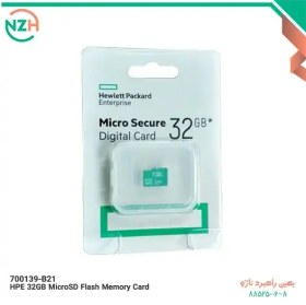 تصویر فلش مموری اچ پی مدل HPE 32GB MicroSD Flash Memory Card | 700139-B21 