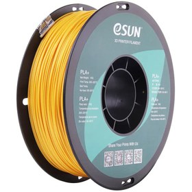 تصویر فیلامنت +PLA طلایی 1.75 میلیمتر یک کیلوگرمی ایسان (eSUN) ا ESUN gold pla+ 3D printer filament ESUN gold pla+ 3D printer filament