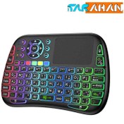 تصویر کیبورد تاچ پد دار پرودو مدلPD-MWKTC-BK Porodo Universal Keyboard Remote & Mouse