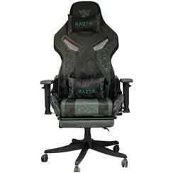 تصویر صندلی گیمینگ ریزر مدل کامپیران M800 - سبز کله غازی 