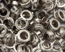 تصویر حلقه پانچ منگنه سایز ۲۸ نقره ای (بسته ۵۰عددی) 