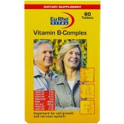 تصویر قرص ویتامین ب کمپلکس یوروویتال ۶۰ عدد EuRho Vital Vitamin B-Complex 60 Tabs