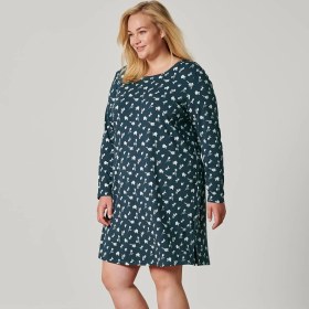 تصویر پیراهن راحتی سرمه ای زنانه چیبو 