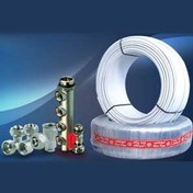 تصویر لوله نیوپایپ  pert al pert سایز 16mm NEW PIP