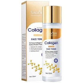 تصویر تونر صورت کلاژن سادور حجم 120 میل Sador SADOR Collagen Anti-Aging Face TONER